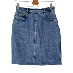 Katharine Hamnett Vintage Denim Pencil Skirt - 12 fits like 2/4 XS